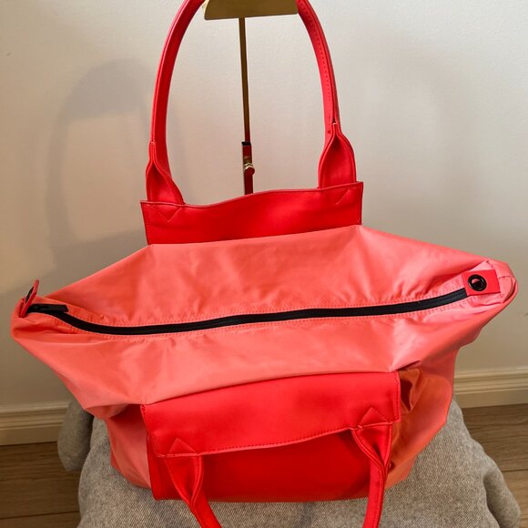 🧡Conquer Your Day in Style: M&S Collection Stormwear Shopper Vibrant Orange BAG - Picture 2 of 14